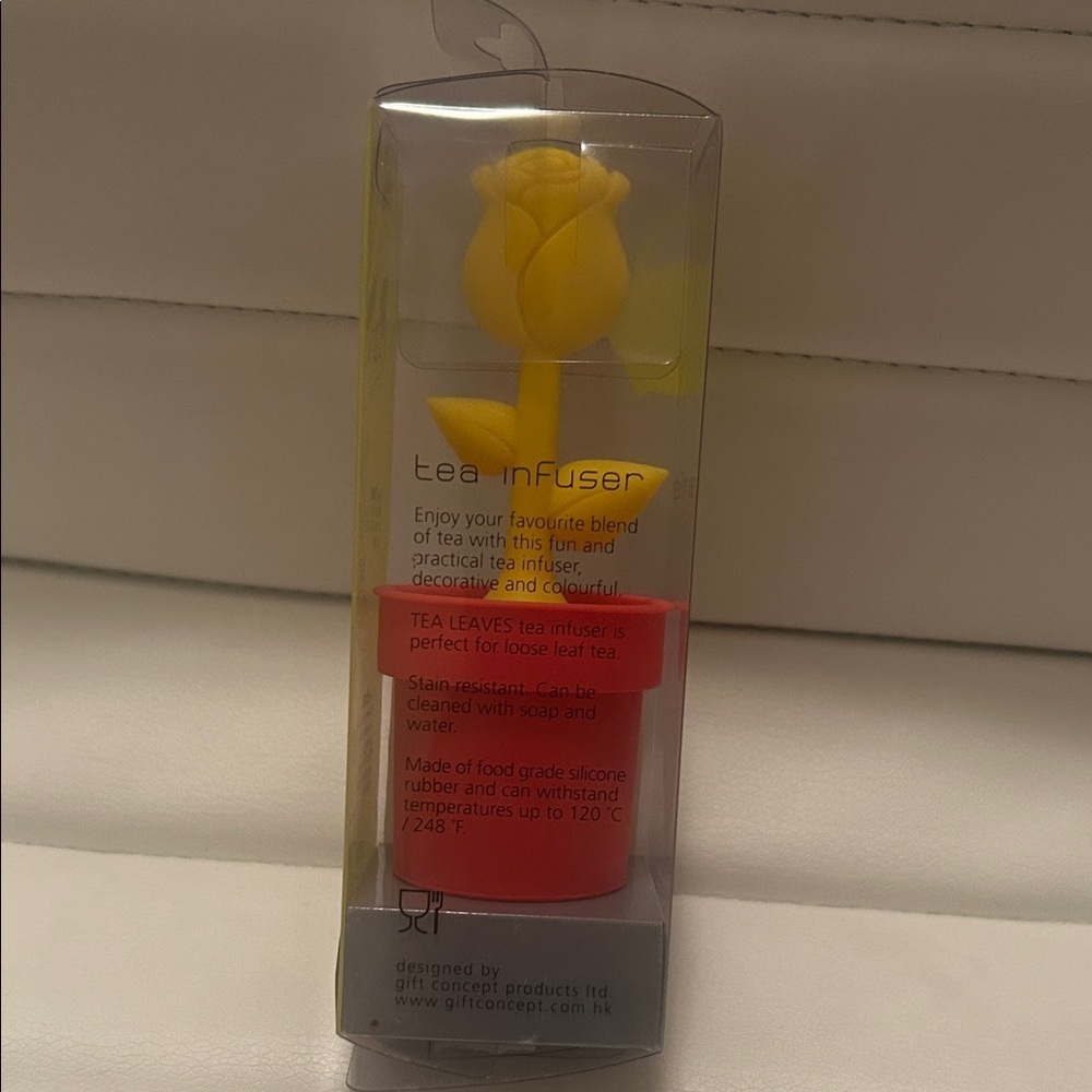 Yellow Flower Rose Tea Infuser - Picture 4 of 4